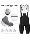 Santic Men s Cycling Jersey Set Bib Shorts 4d Padded Short Sleeve Outfits Large