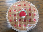 Universal Trumps Corp  Apple Pie Dish With Lid Used