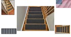 Elegant Dark Grey Indoor Stair Treads Set Of 9 - 8  X 30  Slip-resistant Comfort