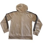 New Adidas Tricot Hoodie Jacket Youth Size Medium Khaki Pockets Full Zip Nwt