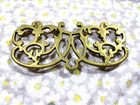 Vintage Brass Trivet Monticello Circa 1988 Stamped 10-55 Virginia 