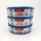 New  3 Pack Diaper Genie Unscented Refills Round     240 Each  720 Total