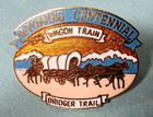 Wyoming Centennial Wagon Train Bridger Trail Souvenir Lapel Pin