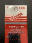 Milwaukee 48-42-0500 4-inch High Speed Universal Jig Saw Blade 6 Tpi 5-pack