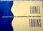 Lionel Postwar  how To Operate Lionel Trains And Accessories  Manual - 1952