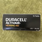Duracell Activair Mercury Free Hearing Aid Batteries  10 Pack  Sz 312 Exp-2029