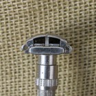Vintage Gillette Safety Razor 1966 Code L4   1 To 9 Adjustable Black Indicator