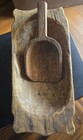 Wooden Trencher Antique Dough Bowl Farmhouse Primitive Rustic Bowl Antique Decor