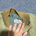 Men   s Green Bomber Jacket Full Zip Lined Short Casual Size S Chest 39