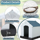 Dog House Indoor Outdoor Insulated Kennel Durable Plastic Dog House Pet Crate