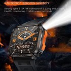 Fitness Smartwatch 1 96  430mah 3atm Waterproof Bluetooth Ai  For Samsung iphone