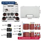 Vibratite 37 Pieces Drill Press Sanding Drum Kit  80 And 120 Grit Spindle Sander