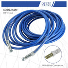 50ft Upgraded Airless Paint Hose For Graco Sprayers Reinforced Brass Wire Braid