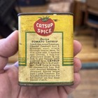 United Buyers Catsup Spice Tin 2 Oz Tin Can Paper Label Chicago San Francisco