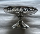 Antique Gorham Sterling Silver Pierced Bonbon Compote Pedestal Bowl - 144 Grams