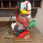 Disney Santa s Best Donald Duck Candy Cane Christmas Animated Moving Display 22 