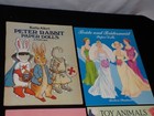 Vtg Uncut Paper Doll Books Peter Rabbit  Bride Bridesmaid  Patsyette toy Animals