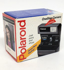 Vintage Polaroid One-step 600 Instant Film Camera W  Box And Manual