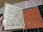 Stampin  Up  Leaf Collection Stamp Set Background Foliage
