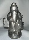 Krauss Schall S co 427 Pewter Santa Ice Cream Chocolate Butter Mold Vintage