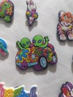 Shoe Charms Jibbitz 10 Pieces Lisa Frank  Leopard  Turtle   Aliens  Cat  More  