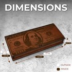 Money Gift Boxes For Cash - Wooden Money Holder  Engraved Wood Present For We   