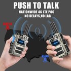    lifetime Free    Global Unlimited Range 4g Lte Poc Rapid Walkie Talkies Silver 