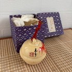 Japanese Lucky Bell Ceramic Suzutake    good Fortune    Vintage W  Box