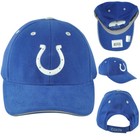 Nfl Indianapolis Colts Xz100 Blue Adjustable Adults Curved Bill Hat Cap