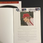 Lot Of  2  Steve Carlton Night Program July 29  1989 Philadelphia Phillies