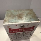 Vintage Usps Us Mail Postage Stamp Machine Dispenser 25 Cent Vending  W  A A Key