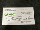Phil Spencer Signed Former Ceo Microsoft Gaming Head Of Xbox Business Card Rare