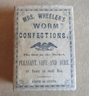 Collection Early Antique Medicine Quack Pills Wood Box 1860s - 1870s 1800 s