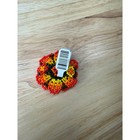 Handmade Mexican Beaded Flower Ring Size 8 Huichol Style Artisan