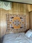 Gold  Wall Tapestry 100  Cotton Woven Jacquard Bohemian Aesthetic Home Decor