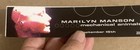 Marilyn Manson 1998 Promotion Sticker For The Album  mechanical Animals 