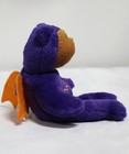 Ty Halloweenie Beanies - Eeks The Halloween Bear In Bat Costume  Mwmt