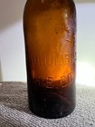 2 Hoster Beer Bottles Hoster Columbus A b  Co  Embossed Amber 12oz Beer Bottle 
