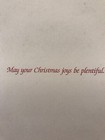 Vtg   Christmas Greeting Card 2002 Unused Cute Reindeer  Printed In Canada
