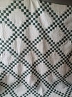 Vinge Double Irish Chain Quilt 96x96in Large Hand Quilted