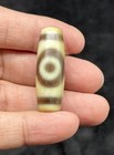 2 Eyes Tibetan Dzi Bead Old Amulet Antique Agate Tibet Gzi Pendant