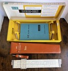 Keuffel Esser K   E Deci-lon Slide Rule 68 1100 Original Box Leather Case