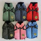 Warm   Stylish Dog Jacket With Harness For All Breeds   Cats