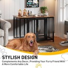 Sturdy Metal Pet Dog Crate Pet Dog Kennel Cage Furniture Sofa End Table Storage