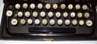 Antique 1925 Underwood Portable Typewriter 3 Bank Super Clean Sn185052