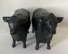 Black Angus Hartland Plastics Co  Bull Cow Vintage Euc 7 