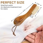  Stain Brush  Laundry Brush For Stain Removal  Natural Boar White Boar Bristle