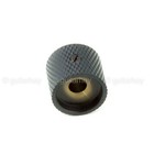 New  2  Gotoh Vk1-18 - Control Knob Dome - Bass  Guitar  6mm Id - Metal - Black