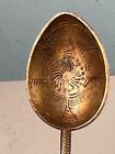 Japan Antique  84 Silver Souvenir Spoon With Snake Handle