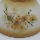 Glass Globe Light Shade Lamp Sconce Ceiling Fixture Cover Milk Glass Ruffled 